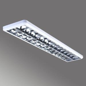 Rastrové svietidlo 432, biele, dĺžka 154,5 cm, Biela / opálová, Pracovňa / Kancelária, kov, Moderný, Stropné svetlo