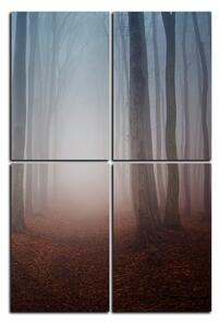 Obraz na plátne - Hmla v lese - obdĺžnik 7182E (120x80 cm)