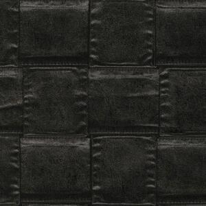 Luxusná vliesová tapeta imitácia sivočiernej kože 64805, Materea, Limonta