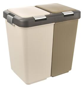 Odpadkový kôš na triedený odpad Dust 2x10 l