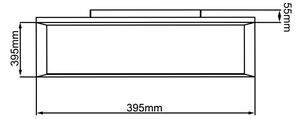 Brilliant - LED RGBW Stm. stropné svietidlo ALLIE LED/24W/230V 2700-6500K + DO