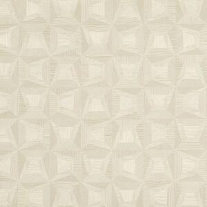 Biela vliesová tapeta s geometrickým vzorom 31902, Textilia, Limonta