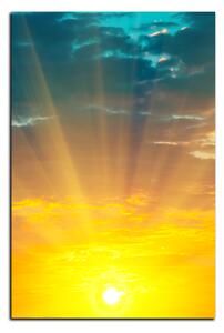 Obraz na plátne - Západ slnka - obdĺžnik 7200A (100x70 cm)
