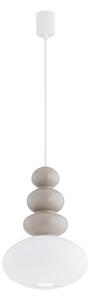 Argon 8819 - Luster na lanku DIEGO 1xGU10/5W/230V biela/šedá