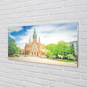 Nástenný panel  Katedrála Krakow 100x50 cm