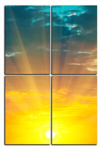 Obraz na plátne - Západ slnka - obdĺžnik 7200D (90x60 cm)