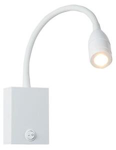 Zambelis Zambelis H33 - LED Flexibilná lampička LED/3W/230V biela UN0937 + záruka 3 roky zadarmo