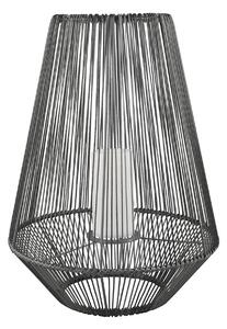 Mineros LED solárna stolová lampa, sivá, výška 51 cm