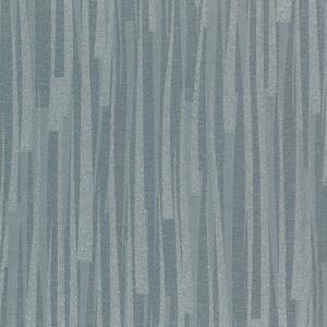 Modrá vliesová pruhovaná tapeta na stenu s vinylovým povrchom 32110, Textilia, Limonta