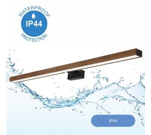 Brilagi-LED Kúpeľňové osvetlenie zrkadla WOODY MIRROR LED/15W/230V IP44 dub/čierna
