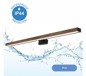 Brilagi-LED Kúpeľňové osvetlenie zrkadla WOODY MIRROR LED/15W/230V IP44 dub/čierna