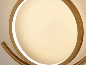 Toolight - Nástenná lampa Round LED - zlatá - APP1143-W