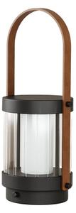 Stolové Lampa Aromas del Campo, Bally, stmievateľné, Čierna, Obývacia izba, Sklo, Rustikálny