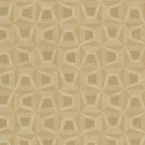 Béžová vliesová tapeta s geometrickým vzorom 31907, Textilia, Limonta