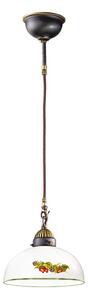 Kolarz 731.32.139 - Luster na lanku NONNA 1xE27/75W/230V pr. 36 cm víno/jahody