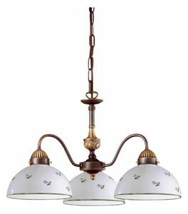Kolarz 731.83.20 - Luster na reťazi NONNA 3xE27/75W/230V zelená