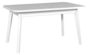 Rozkladací jedálenský stôl OSLO 6 Biela