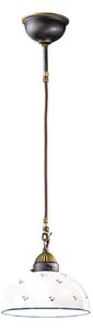 Kolarz 731.30.24 - Luster na lanku NONNA 1xE27/75W/230V pr. 30 cm modrá