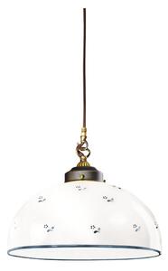 Kolarz 731.32.19 - Luster na lanku NONNA 1xE27/75W/230V pr. 36 cm modrá
