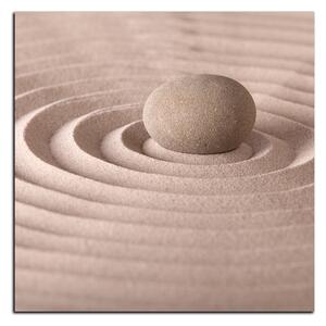 Obraz na plátne - Relaxačný kameň - štvorec 3192A (50x50 cm)