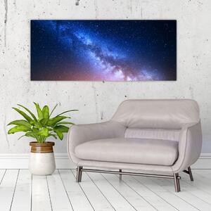 Obraz - Nočné krásy hviezd (120x50 cm)