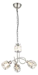 Globo 54356-3H - LED Luster na reťazi KRIS 3xE14/40W/230V + LED/5W