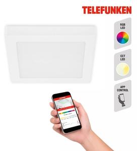 Telefunken 309706TF - LED RGB St. stropné svietidlo LED/23W/230V 2700-6500K biela