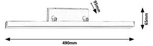 Rabalux 5782 - LED Kúpeľňové nástenné svietidlo ANDREW LED/12W/230V IP44