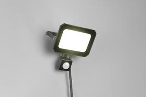 TRIO Reality R23349232 FUNCHAL vonkajšie svietidlo/reflektor so senzorom SMD LED 30W/2800lm 4000K IP44 čierna matná