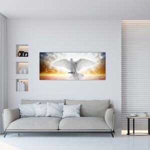 Obraz holubice (120x50 cm)