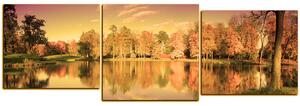 Obraz na plátne - Jesenný park - panoráma 5175FE (90x30 cm)