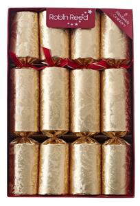 Vianočné crackery v súprave 8 ks Decadence Gold - Robin Reed