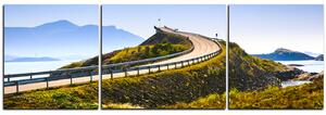 Obraz na plátne - Atlantická cesta - panoráma 5184C (150x50 cm)