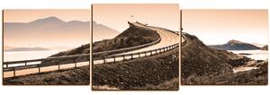 Obraz na plátne - Atlantická cesta - panoráma 5184FD (150x50 cm)