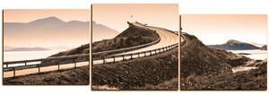 Obraz na plátne - Atlantická cesta - panoráma 5184FE (150x50 cm)