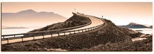 Obraz na plátne - Atlantická cesta - panoráma 5184FA (105x35 cm)