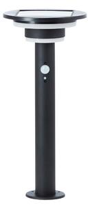Brilliant - LED Solárna lampa so senzorom GARVINA LED/3W/3,7V 45 cm IP44 čierna