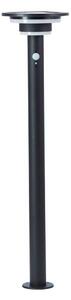 Brilliant - LED Solárna lampa so senzorom GARVINA LED/3W/3,7V 85 cm IP44 čierna