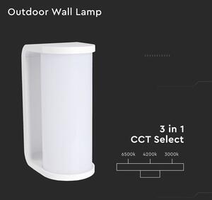 LED Vonkajšie nástenné svietidlo LED/12W/230V 3000/4200/6500K IP65 biela
