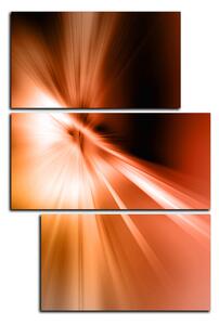 Obraz na plátne - Abstraktné splash - obdĺžnik 7212D (90x60 cm)