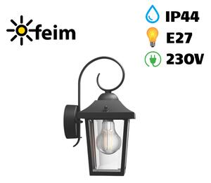 Philips 17236/30/PN Buzzard nástenné svietidlo čierne 1x E27 IP44