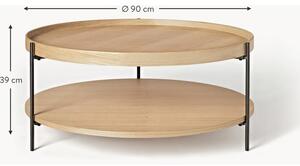 Okrúhly drevený konferenčný stolík Renee