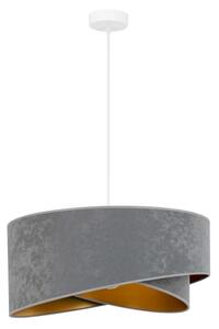 Brilagi - LED Luster na lanku LYRA 1xE27/15W/230V šedá/zlatá