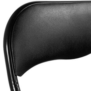 Skladacia stolička BASICO čierna