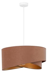 Brilagi - LED Luster na lanku LYRA 1xE27/15W/230V hnedá/zlatá
