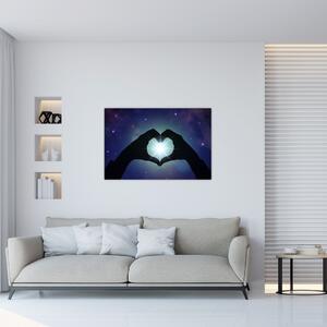 Obraz - Symbolická láska (90x60 cm)