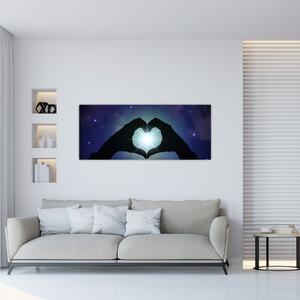 Obraz - Symbolická láska (120x50 cm)