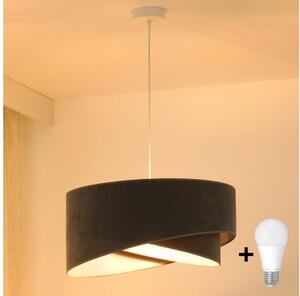 Brilagi - LED Luster na lanku LYRA 1xE27/15W/230V šedá/biela