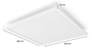 8720169328990 Philips Hue White Ambiance Aurelle stropný panel LED 600x600mm 39W/3750lm 2200-6500K biela bluetooth