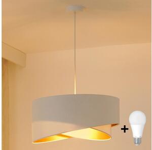 Brilagi - LED Luster na lanku LYRA 1xE27/15W/230V biela/zlatá